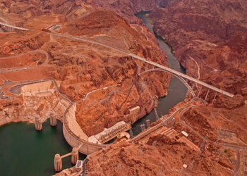 Hoover Dam arial Image